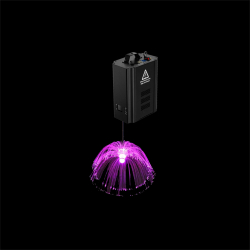 Kinetic Jellyfish D80 см — кинетическая медуза с одной лебёдкой RGB