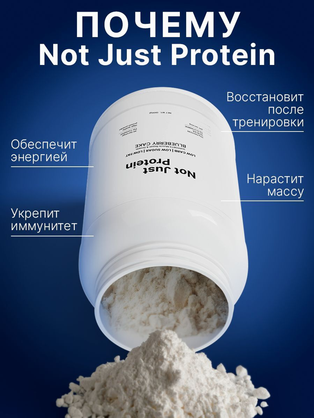 Протеин сывороточный с черничным пирогом Not Just Protein