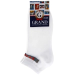 Носки женские спортивные GRAND LINE короткий паголенок, цвет белый р. 23