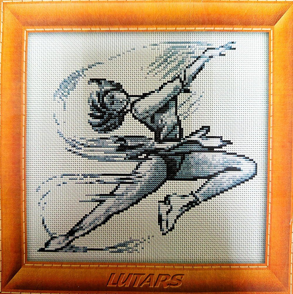 "Фигуристка"-168 вышивка