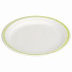 Одноразовые тарелки диаметр 240 мм, КОМПЛЕКТ 50 шт., ECO картон, CHINET GoodToGo, х/г, HUHTAMAKI, 00922