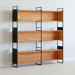 Стеллаж, 180х35х195, Бьерн, напольный, для книг, деревянный, в ванную и прихожую, для кухни, дуб, La Redoute