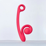 Вибратор для двойной стимуляции SVibe Snail CURVE розовый
