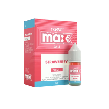 Купить Жидкость Naked Max Salt - Ice Strawberry 10 мл