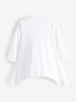 Боди с длинным рукавом для малышей с дисплазией тазобедренного сустава Next N44-497, 3 шт., Белый