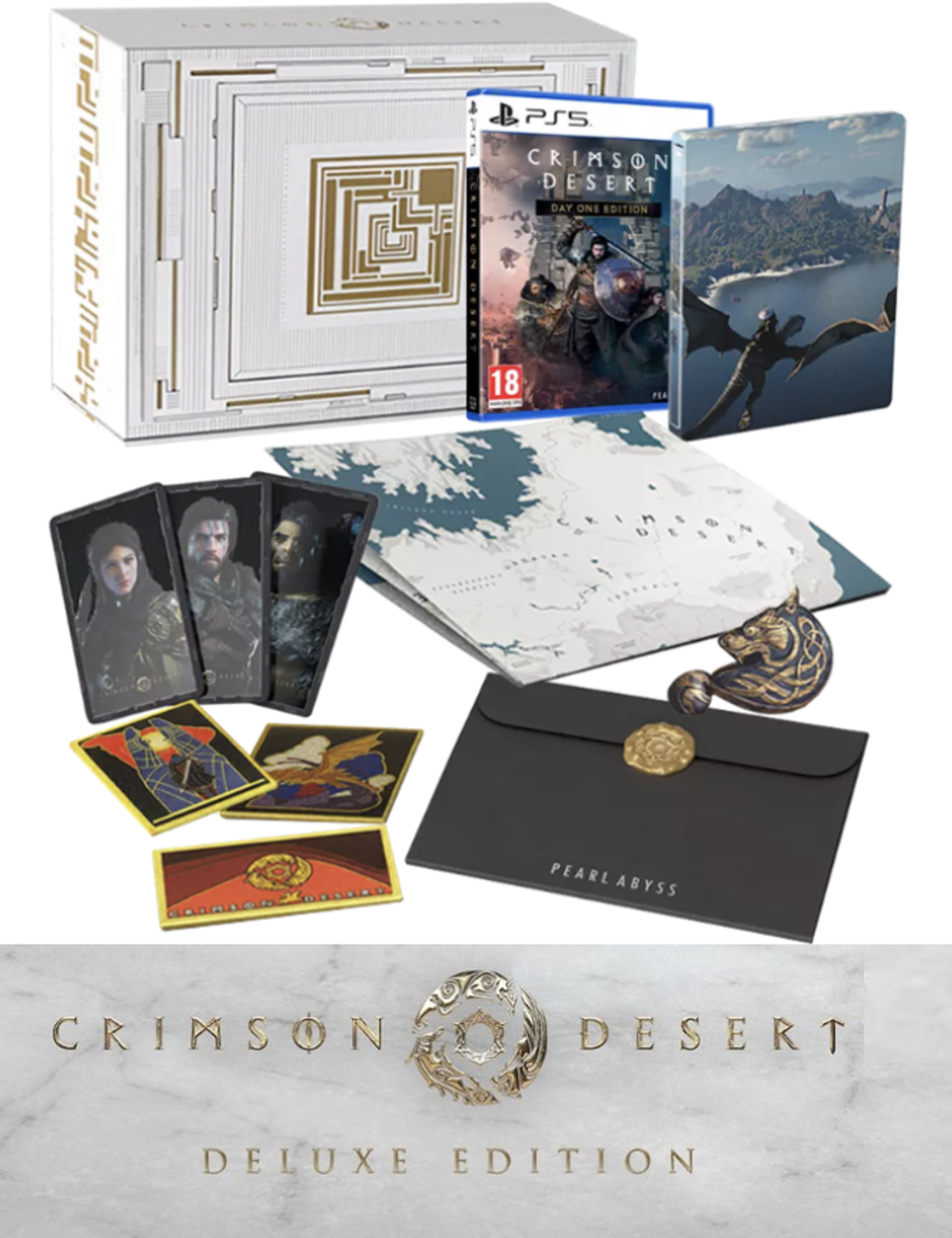 Crimson Desert Deluxe Edition (диск для PS5, интерфейс и субтитры на русском языке)