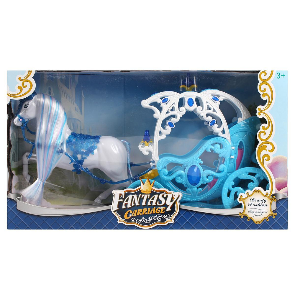 Набор Лошадь с каретой коробка 323B