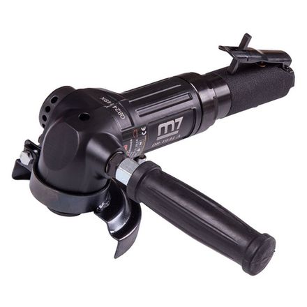 Цена на MIGHTY SEVEN (QB-194L) Пневматическая угловая шлифовальная машина (УШМ) 100 мм, 12000 об/мин, с рычажным выключателем