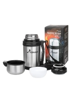 Термос (HS.TM-010) 1000ML (пласт.чашка, скл.ручка, ремень)