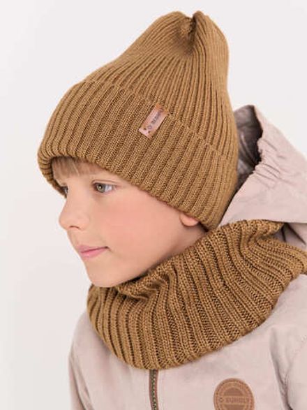 Шапка тыква из смесовой шерсти однослойная "Фундук"