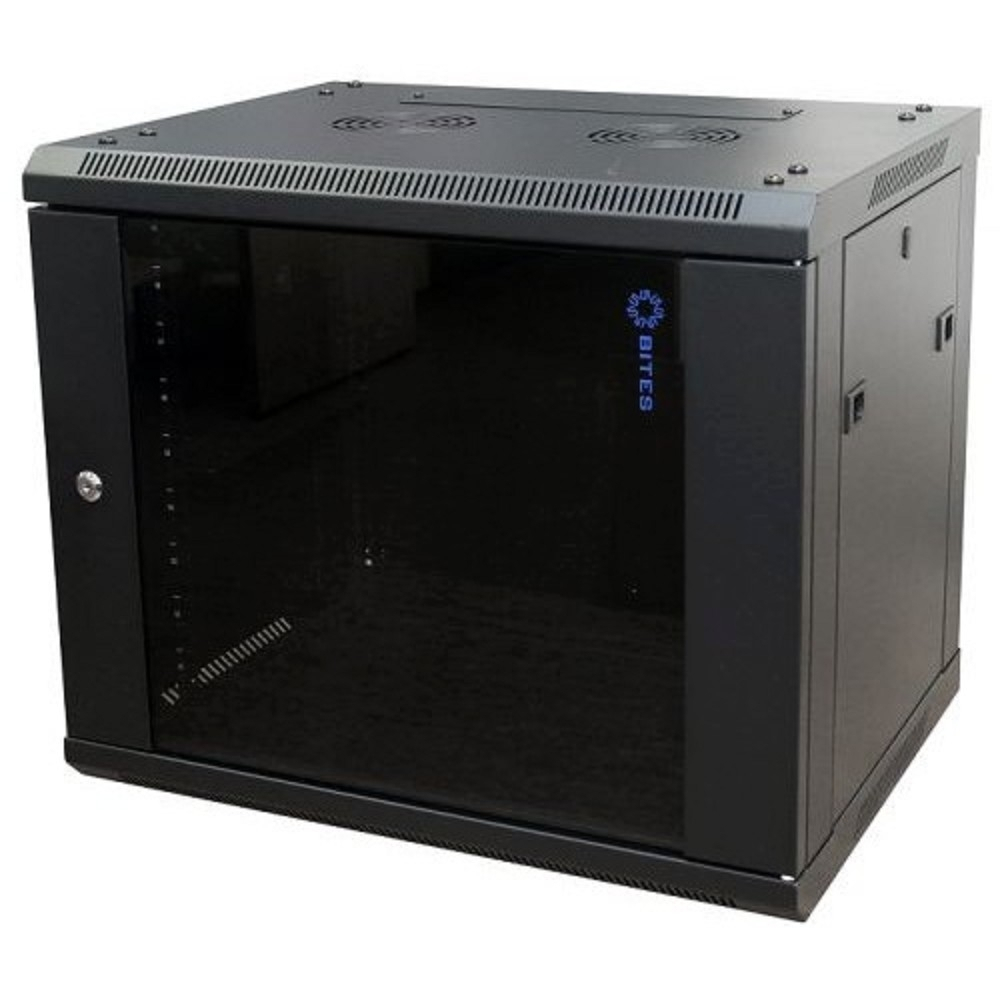 Телекоммуникационный шкаф 5bites Шкаф телекоммуникационный настенный TC6401-12B 12U / 600*450 / WALL / BLACK