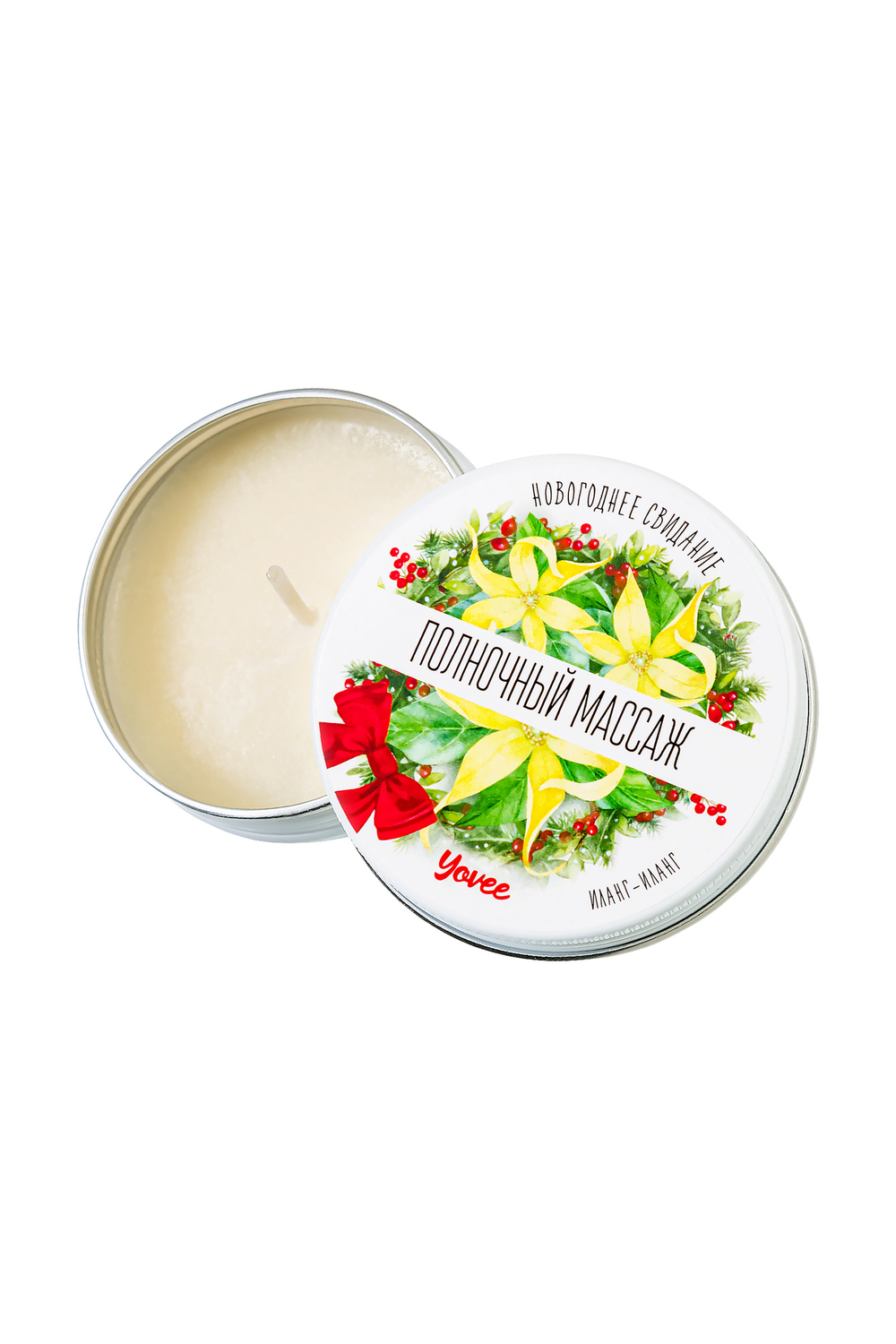 Массажная свеча Полночный массаж с ароматом иланг-иланга 30 мл