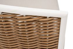 "Тоскана" лаунж-зона из искусственного ротанга, цвет соломенный