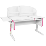 Растущая парта с задней закрытой и боковой полками Дэми СУТ 25-02-Б1НЗ (1500×880 мм)