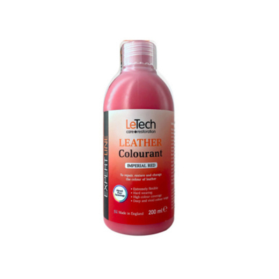 LeTech Expert Line Краска для кожи (Leather Colourant) Imperial Red, 200мл