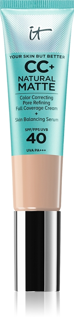 IT Cosmetics Your Skin But Better CC+ Cream Natural Matte - Матирующая тональная основа SPF 40, 32 ml