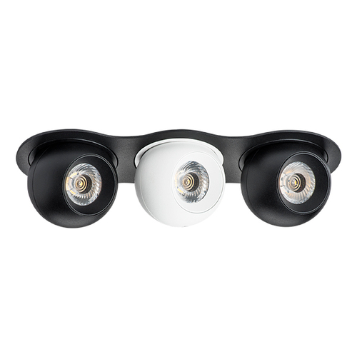 i637726272 Светильник INTERO LED 9W*3 850LM*3 24G ЧЕРНЫЙ/БЕЛЫЙ 3000K (217637+217072+217062+217072)