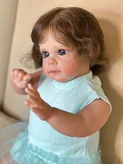 Кукла Реборн мягконабивная 60см в пакете (FA-340)