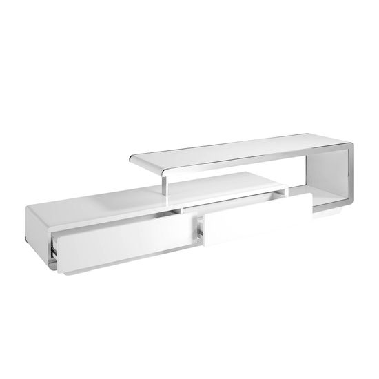 Тумба под ТВ F6080 /3042 белая