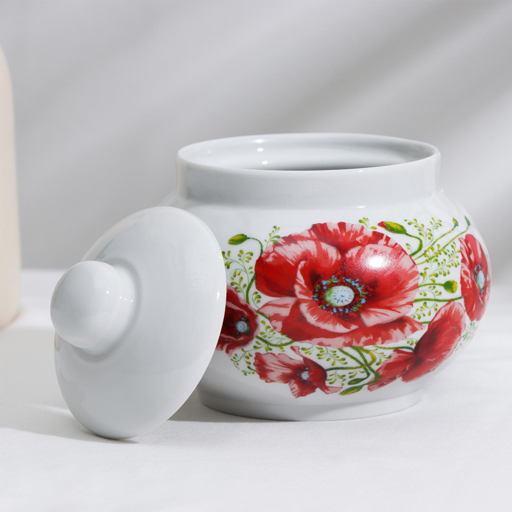 Чайный сервиз 14 предметов "Маки" 456394