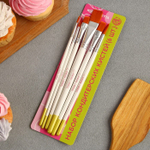 Набор кондитерских кистей (синтетика, не лезет ворс) 6 шт.