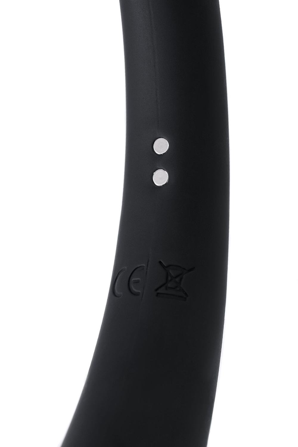 Двусторонний вибратор ToyFa Black&Red, 35 см, 2 мотора