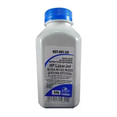 Тонер для картриджей HP CF218A/CF230A (50г) B&W Standart
