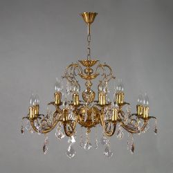 8888/8+8 AB Leaf crystal Люстра