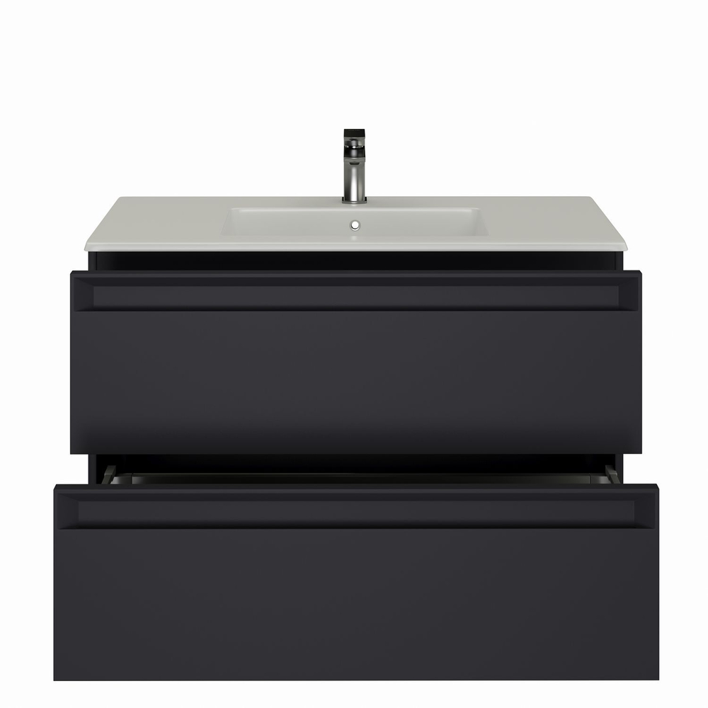Тумба с раковиной Allen Brau Eclipse 2.0 80 см 1.E1002.AM 2.0 антрацит матовый