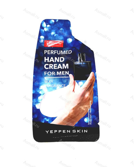 Мужской парфюмированный крем для рук с маслом ши, скваланом, гиалуроновой кислотой, Yeppen Skin, 20 гр.