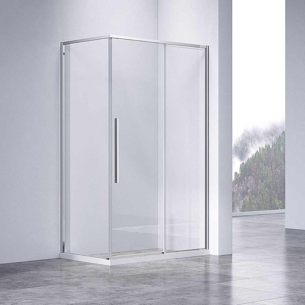 Душевой уголок Vincea SLIM-N VSR-4SN8010CL 100x80 стекло прозрачное/профиль хром