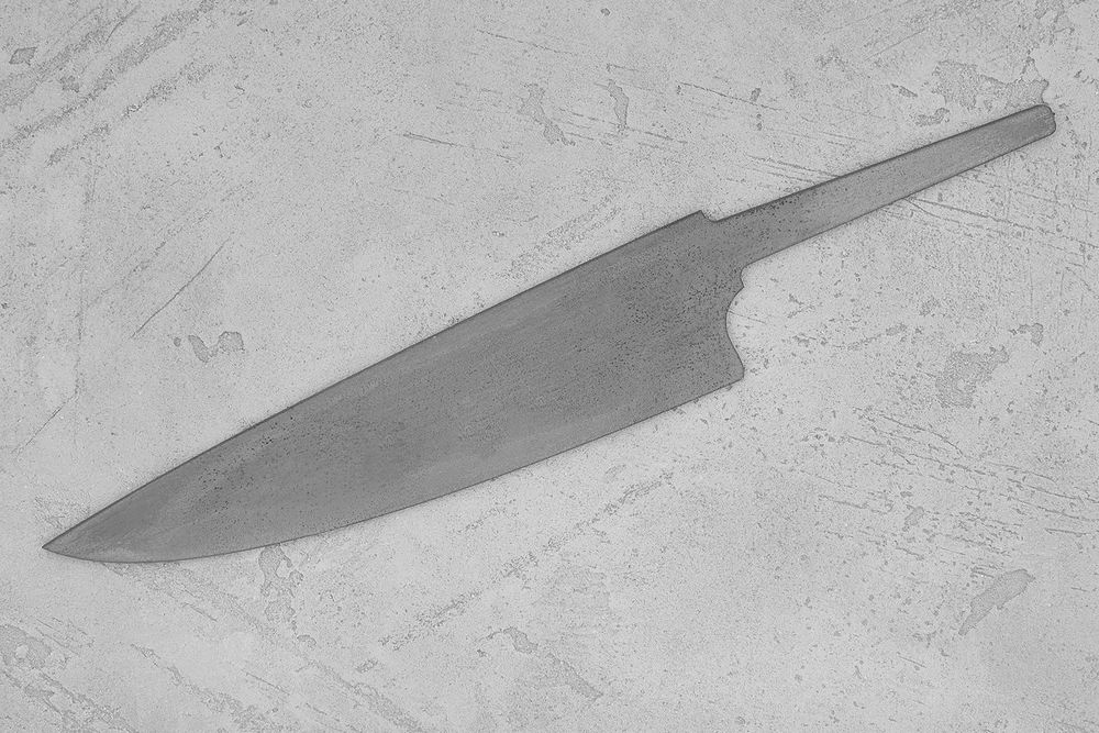 Заготовка для ножа, сталь VG-10 2,8мм. Модель "Аппарель ГШ175" с клинком 175мм, ТО 62-63HRC