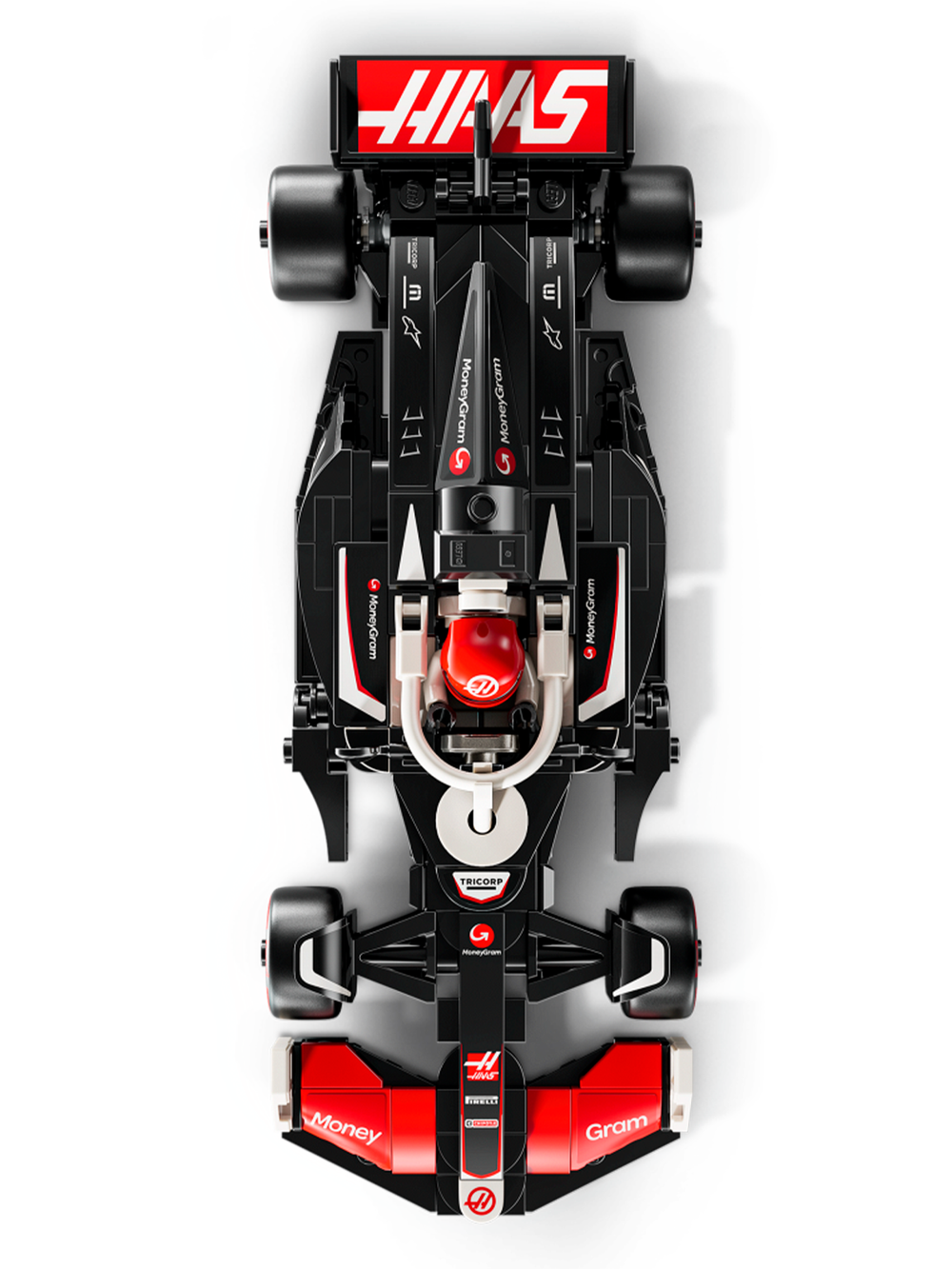LEGO Speed Champions 77250 «MoneyGram Haas F1 Team VF-24» — официальный болид Haas