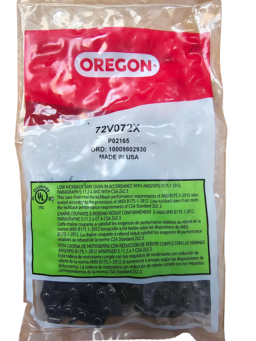 Цепь для аккумуляторной цепной пилы Greenworks 82V, 50 см (20"), (2962907)