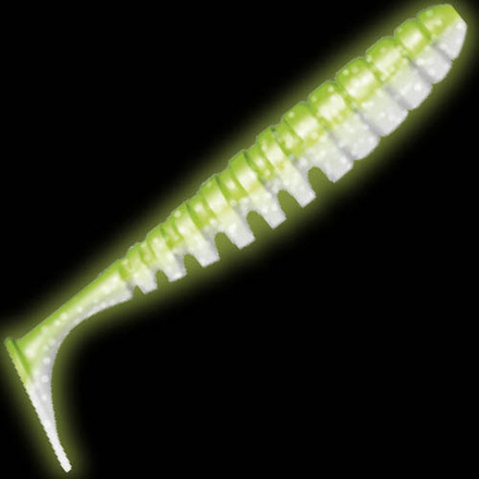 Приманка ZUB-SHAD 120мм(4,7")-5шт, (цвет 403) зеленый светящийся