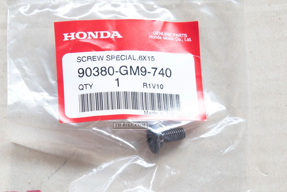 90380-GM9-740. SCREW, SPECIAL, 6X15. HONDA