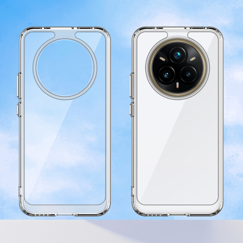 Усиленный защитный чехол прозрачный для Realme 14 Pro+ Плюс