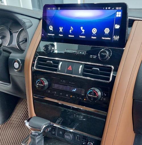Магнитола для Nissan Patrol Y62 2010-2015 - RDL-Patrol монитор 12.3" на Android 12, Быстрая, CarPlay, 4G SIM-слот