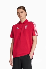 Футболка adidas Liverpool FC 25/26 DNA Polo - красный
