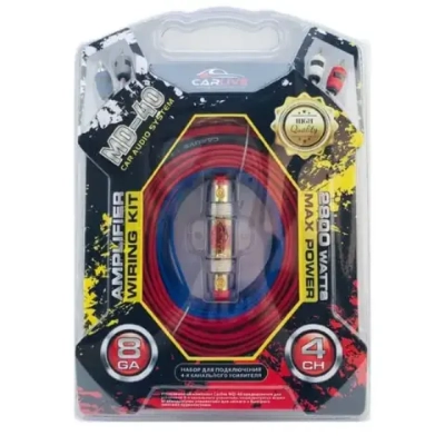 Акустический кабель для 4-х канального усилителя (набор) 5 метра Carlive MD-40