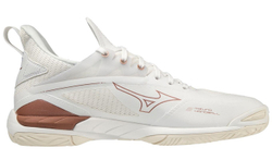 Женские кроссовки для бадминтона/сквоша Mizuno Wave Mirage 4 - white/rose/snow white
