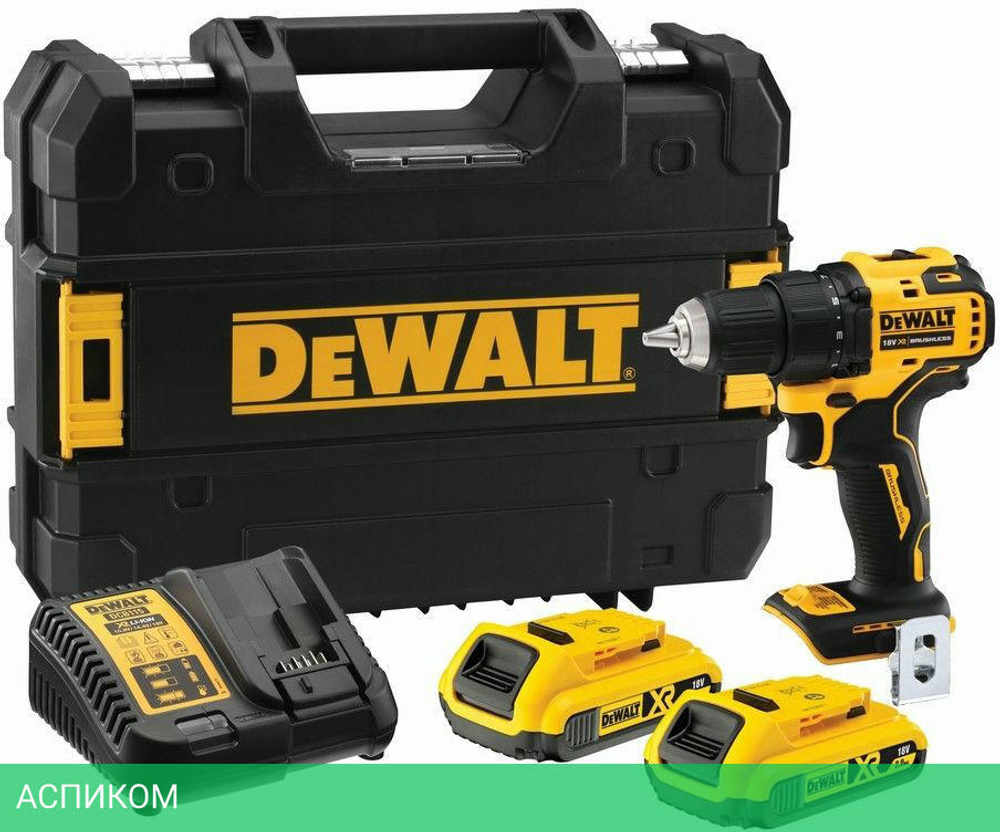 Дрель-шуруповерт DeWalt DCD708D2T (DCD708D2T-QW)