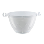 ГОРШОК "ЛИЛИЯ ПОДВЕСНАЯ" 2,5л БЕЛЫЙ