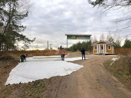 В «Усадьбе Романово» началась отсыпка дорог