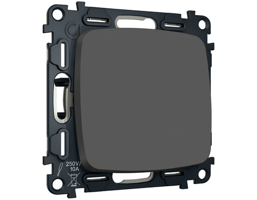 MO901030 Комплект механизма 1-кл перекрестного выключателя OMEGA Графит мягкое касание QUANT (OP9010, VM112)