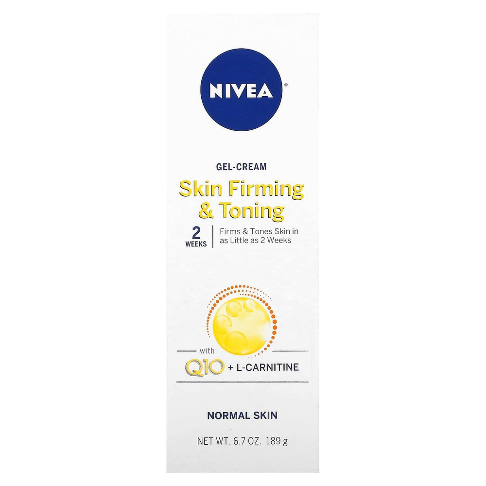Nivea, укрепляющий и тонизирующий крем-гель с коэнзимом Q10 и L-карнитином, 189 г (6,7 унции)