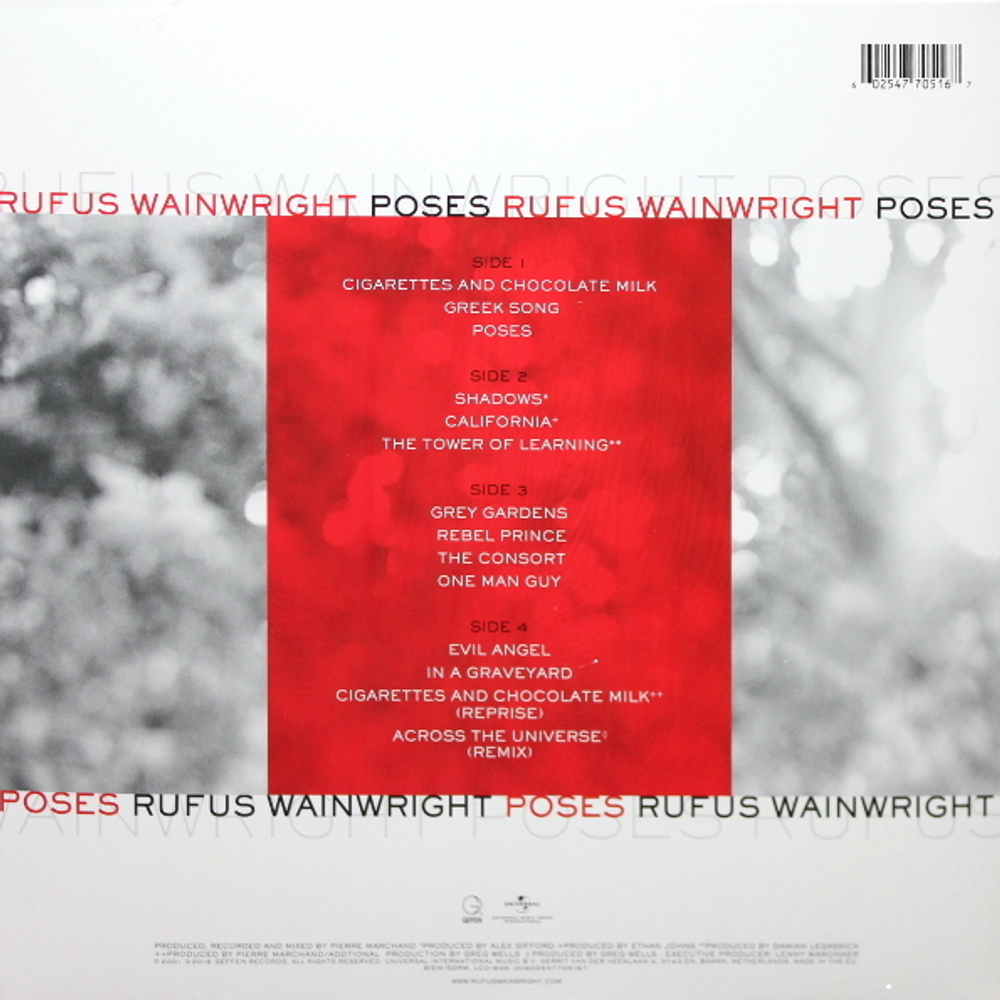 Rufus Wainwright / Poses (2LP)