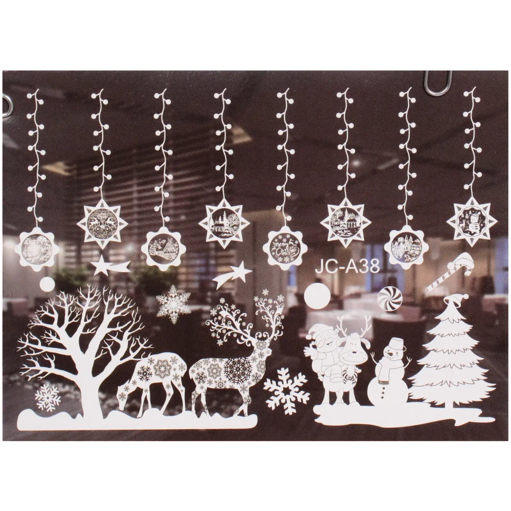 Наклейка на стекло «Снегопад» 50*35 см (диаметр рулона 4 см)