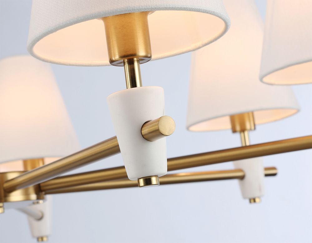 Ambrella Люстра на штанге с абажурами и мрамором Ceramo Classic LH75045