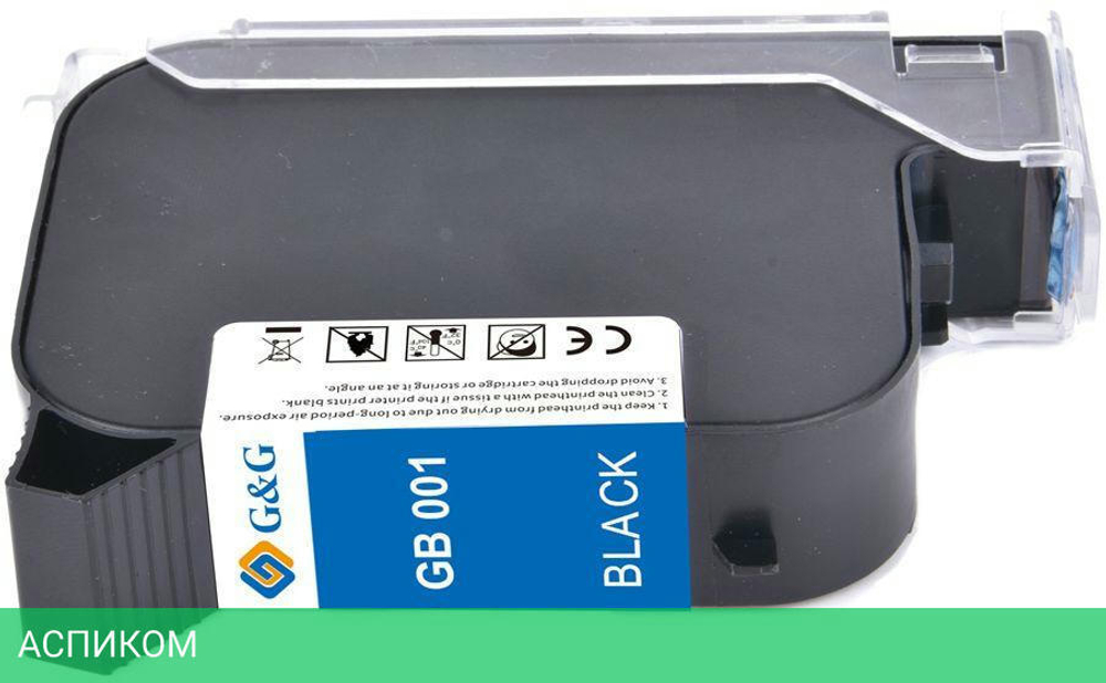 Картридж G&G GB-001BK черный